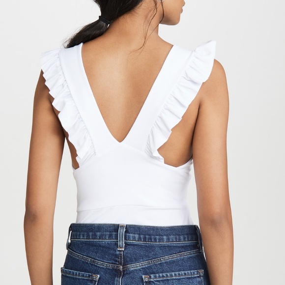 Susana Monaco ruffle edge tank, NWT - Picture 2 of 4